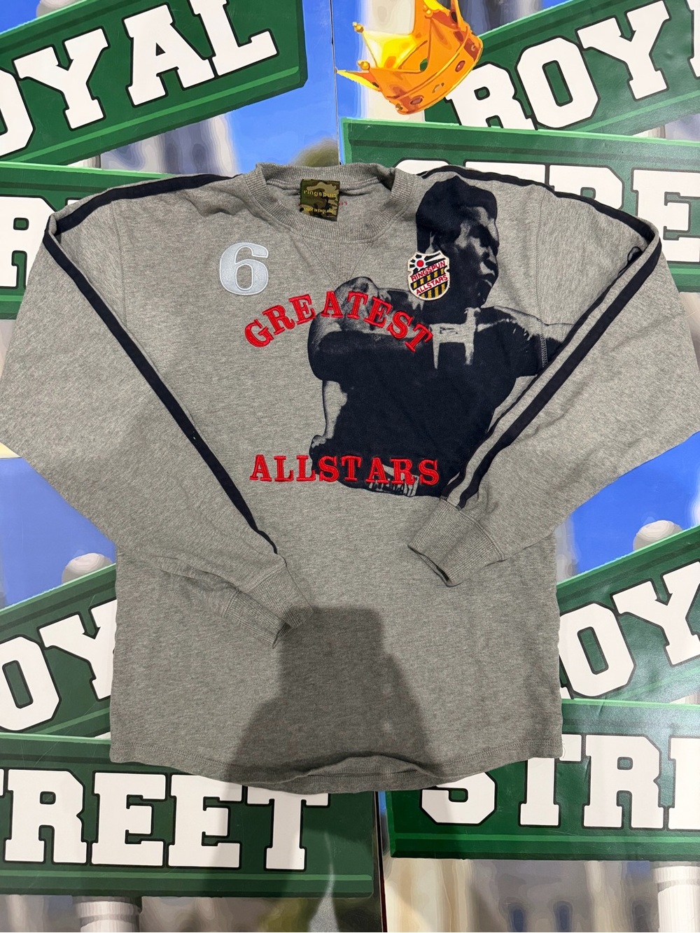 Gray 'Greatest Allstars' Mohammad Ali longlseeve